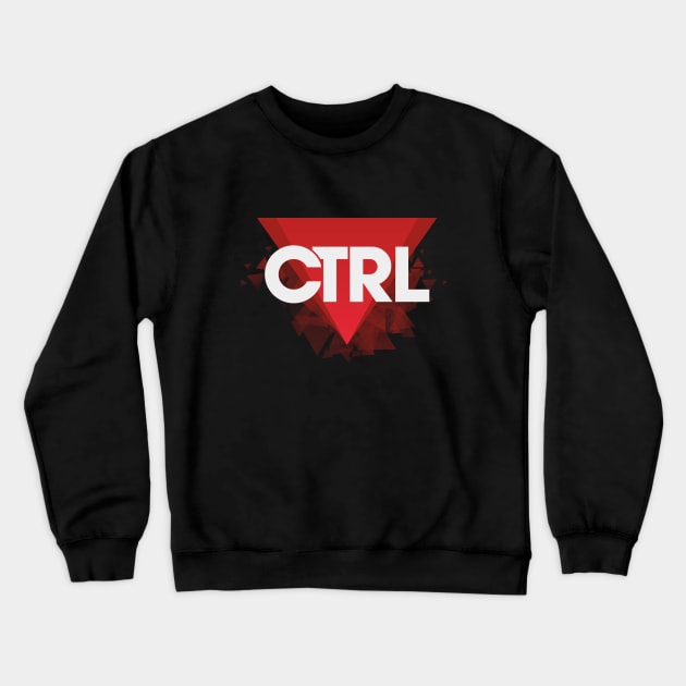 CTRL Crewneck Sweatshirt by Manoss